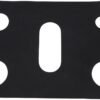 Protector para la Estufa, Protector para la Estufa de Gas, Reutilizable de PTFE Fácil de Integar con Cubiertas para Quemadores de Gas en la Estufa (Negro)