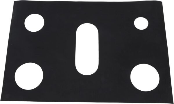 Protector para la Estufa, Protector para la Estufa de Gas, Reutilizable de PTFE Fácil de Integar con Cubiertas para Quemadores de Gas en la Estufa (Negro)