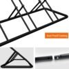 Soporte de estacionamiento de bicicletas para 3 bicicletas en el piso para garaje de bicicletas, organizador de almacenamiento de bicicletas resistente para interiores/exteriores para bicicleta de montaña MTB, de carretera y para niños, compatible con ruedas de hasta 2.5"