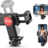 Montura de trípode para teléfono móvil ULANZI con montura de zapata fría, rotación y abrazadera ajustable para adaptador de clip de teléfono inteligente para iPhone 11 Pro Max X XR Xs Max 8 7 Plus Samsung Galaxy s10 s9 Note10 Google