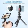 Montura de trípode para teléfono móvil ULANZI con montura de zapata fría, rotación y abrazadera ajustable para adaptador de clip de teléfono inteligente para iPhone 11 Pro Max X XR Xs Max 8 7 Plus Samsung Galaxy s10 s9 Note10 Google