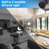 Cámara Oculta WiFi Inalámbrica Portátil, Mini Cámara de Seguridad 1080P HD con Visión Nocturna, Alerta de Detección de Movimiento para APP de Teléfono, Micromonitor para Hogar/Carro/Oficina/Bebé/Apartamento.
