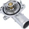 Ensamble de carcasa de termostato de aluminio mejorado. Reemplaza parte # 5184570AH, 902-3036. Compatible con Dodge Journey & Grand Caravan 2011-2021, Chrysler Town & Country, Dodge Avenger y VW Routan.