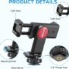 Montura de trípode para teléfono móvil ULANZI con montura de zapata fría, rotación y abrazadera ajustable para adaptador de clip de teléfono inteligente para iPhone 11 Pro Max X XR Xs Max 8 7 Plus Samsung Galaxy s10 s9 Note10 Google