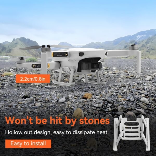 Hélices Mini 4K/Mini 2 SE/Mini SE/Mini 2: con Protector de Hélices, Extensiones de Patas de Aterrizaje, Soporte de Hélices, Cubierta de Gimbal. ¡Total de 24 piezas para el Set de Accesorios para DJI Mini 2 SE/Mini SE/Mini 2 Drone!