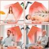 Terapia de Luz Roja para el Cuerpo, Terapia de Luz Infrarroja, Paneles de Lámpara de Terapia de Luz Roja con Soporte, Dispositivo de Terapia de Luz Roja de Led Rojo 660nm y 850nm Infrarrojo Cercano en Casa para Rostro, Cuerpo Completo, Dolor en la Piel y Espalda.