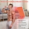 Terapia de Luz Roja para el Cuerpo, Terapia de Luz Infrarroja, Paneles de Lámpara de Terapia de Luz Roja con Soporte, Dispositivo de Terapia de Luz Roja de Led Rojo 660nm y 850nm Infrarrojo Cercano en Casa para Rostro, Cuerpo Completo, Dolor en la Piel y Espalda.