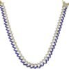 Collar Charles Raymond Zig Zag con Incrustaciones de Bling - Nuevos Eslabones tipo Z Cubanos con 3 Filas de Diamantes en Cada Lado - GJ19101611