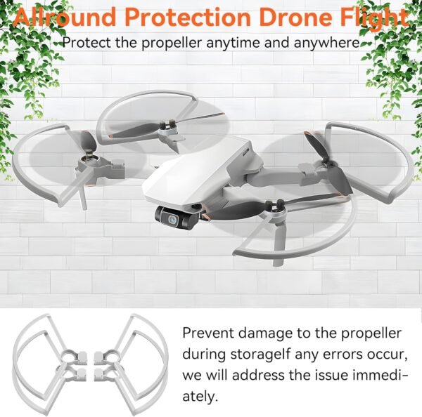 Hélices Mini 4K/Mini 2 SE/Mini SE/Mini 2: con Protector de Hélices, Extensiones de Patas de Aterrizaje, Soporte de Hélices, Cubierta de Gimbal. ¡Total de 24 piezas para el Set de Accesorios para DJI Mini 2 SE/Mini SE/Mini 2 Drone!
