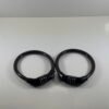Cable de candado para bicicleta, candado de combinación de seguridad de 4 dígitos con reajuste, candado antirrobo resistente para cadena de bicicleta, candados combinados, candado de cable portátil para bicicleta motocicleta de 16 pulgadas 2 unidades