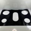 Protector para la Estufa, Protector para la Estufa de Gas, Reutilizable de PTFE Fácil de Integar con Cubiertas para Quemadores de Gas en la Estufa (Negro)