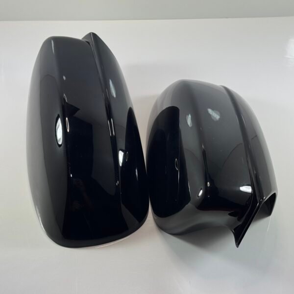 Tapas de espejos laterales, cubiertas para espejos de puerta compatibles con Dodge Charger 2011-2021 2022 (negro brillante)