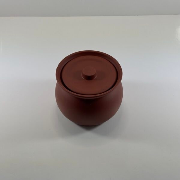 Lindo Mini Cazuela de Cocina de Arcilla - Cazuela de Cerámica Tradicional con Tapa para Cocinar de Forma Saludable - Cazuela Multiusos para Uso en Cocina Casera o Restaurante (Barro sin Esmaltar).